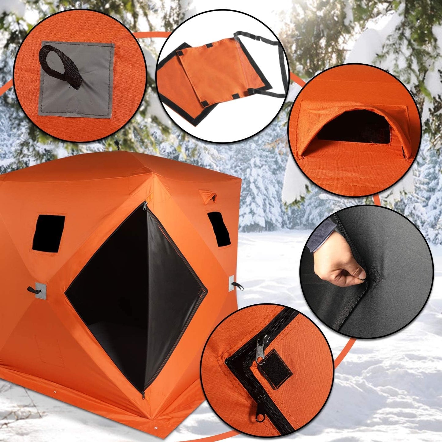 Ice Fishing Tent - Portable Ice Fishing Shelter