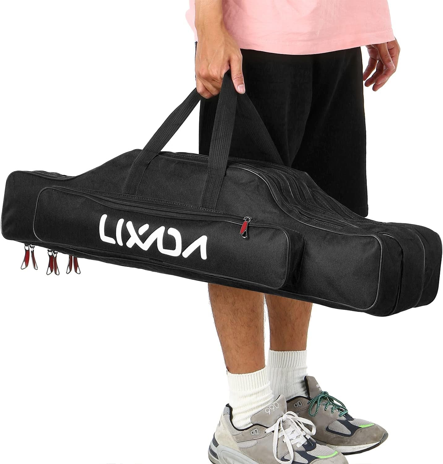Fishing Rod Case - 3 Layers Oxford Bag, Portable Folding Carrier for Rods and Reels, Tackle Storage Travel Bag, 90Cm/120Cm/150Cm Optional