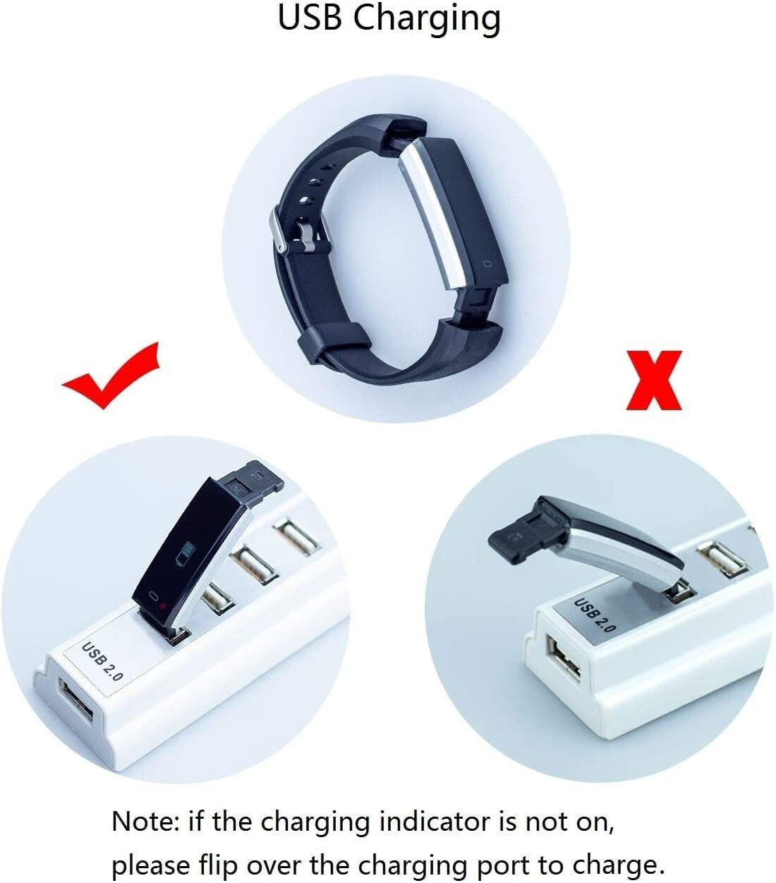 Slim Fitness Tracker Watch for Kids Girls Boys Teens, Waterproof Activity Tracker with Pedometer, Calorie and Step Counter, Sleep Monitor, Silent Alarm Clock(Dual Bands)