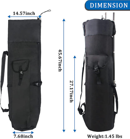 Fishing Rod Case Pole Bag Reel Case Large Capacity Waterproof Travel Carry Bag Fishing Gifts for Men